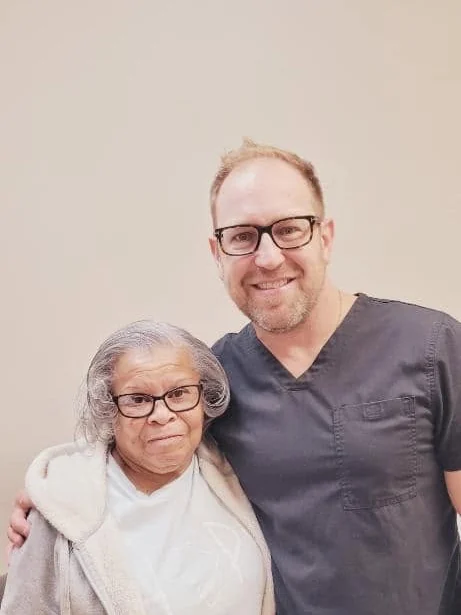 Dr. Jason Powers with a West Tennessee Neuropathy patient